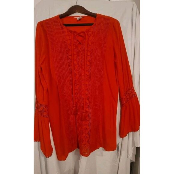 La Blanca Swim Cover Up Size Small , Tunic Boho Beach Cruise Vacation - Picture 4 of 4